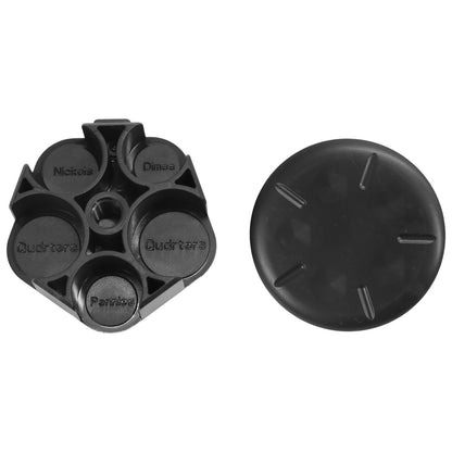 Organizador de monedas con gancho para colgar