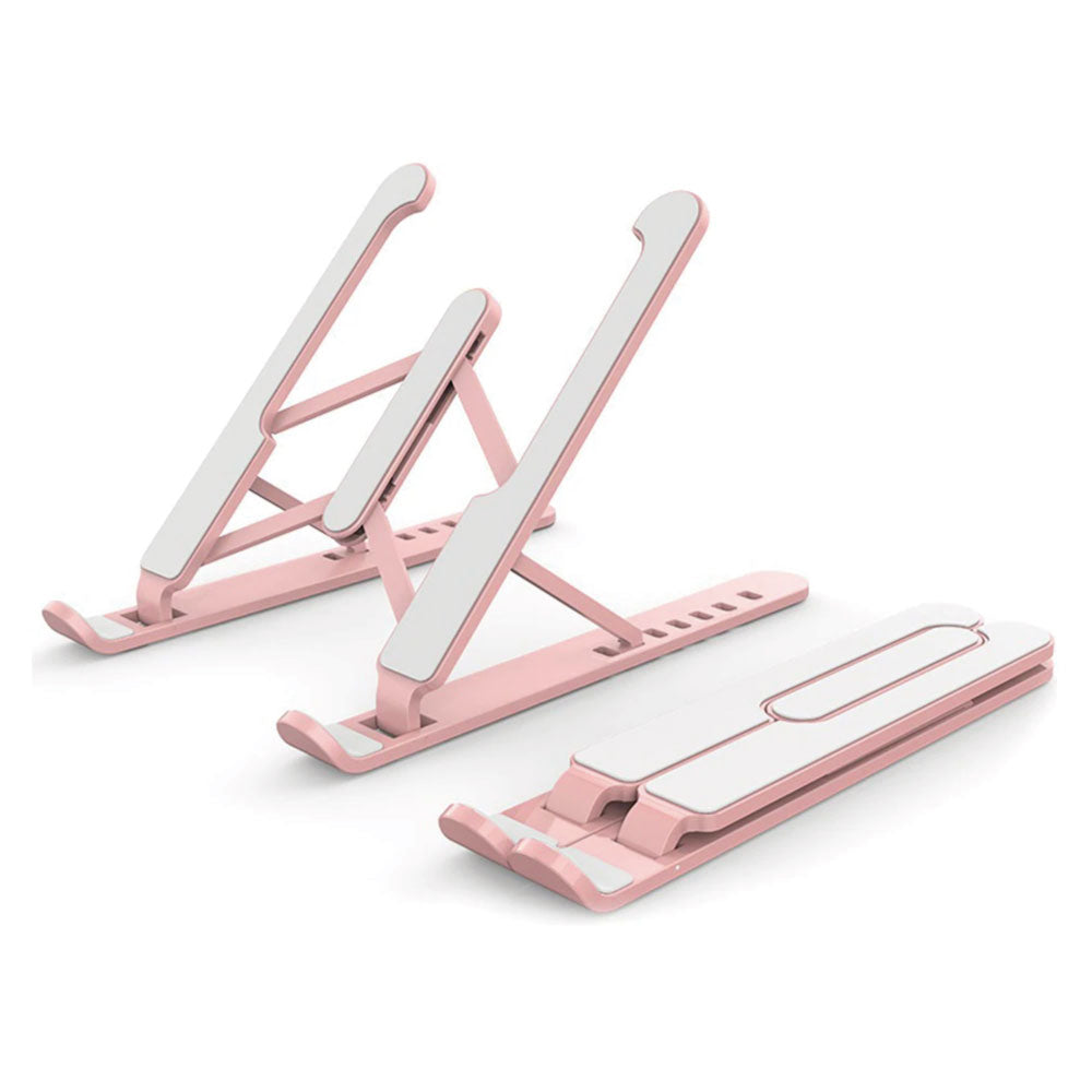Base retráctil portátil para computador tablet o celular antideslizante