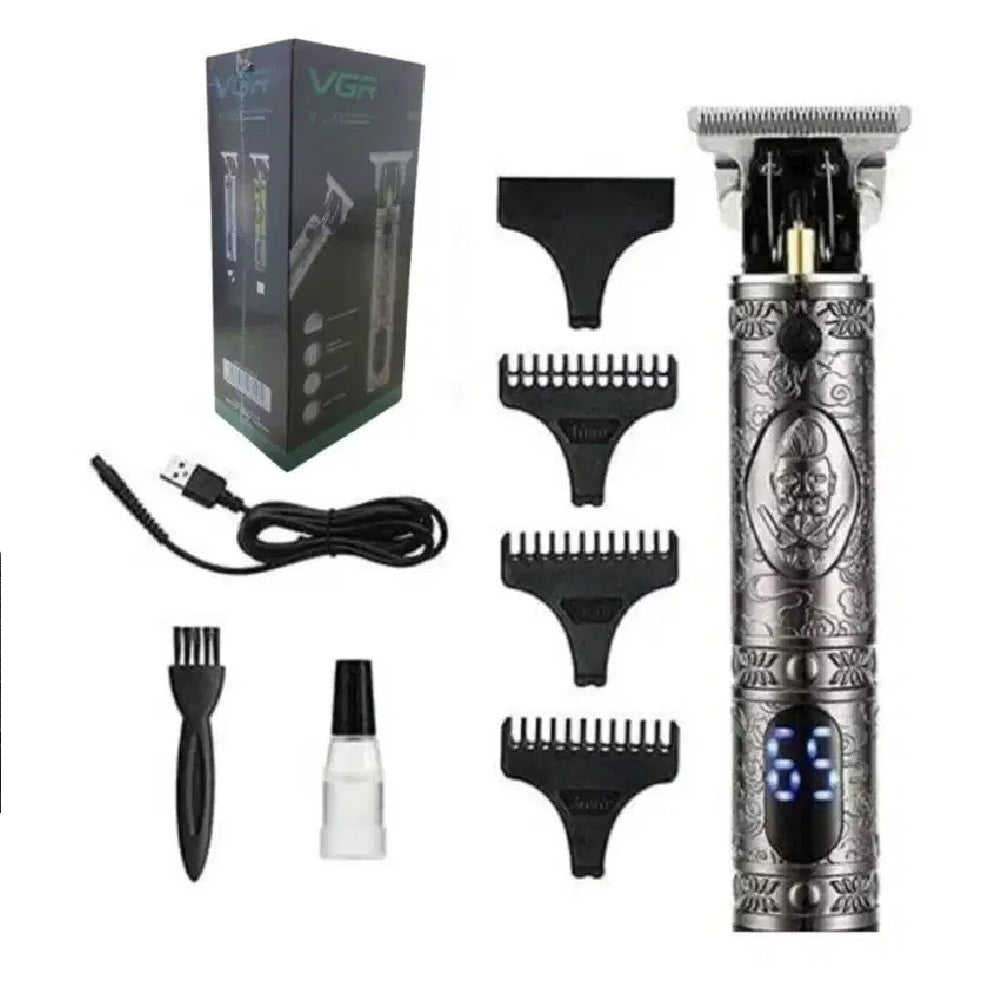 Máquina patillera profesional inalámbrica VGR 228 con pantalla led