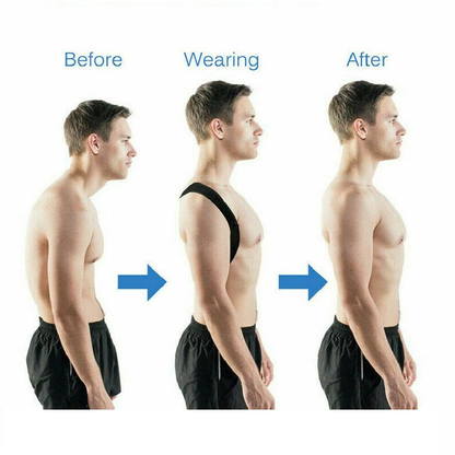 Corrector de postura con correas ajustables unisex 8665