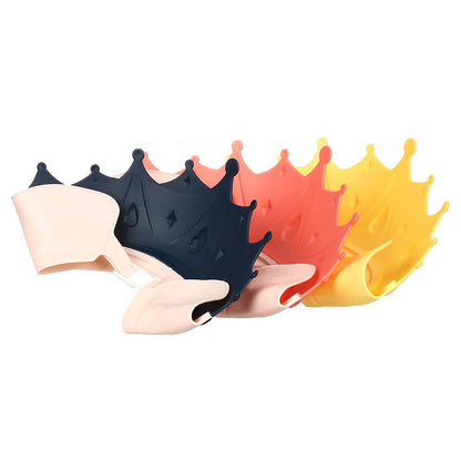 Gorro visera estilo corona para baño de bebes no lagrimas