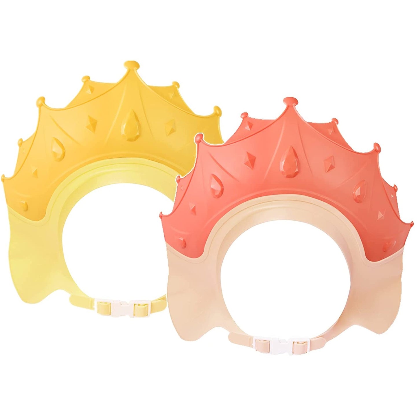 Gorro visera estilo corona para baño de bebes no lagrimas