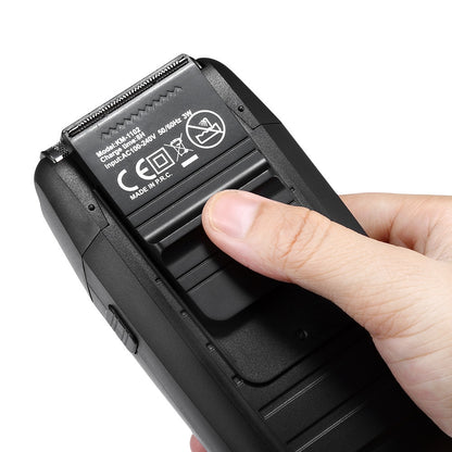 Máquina de afeitar para barba y cabeza con pantalla LED