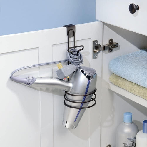 Soporte organizador de secador de cabello para baño