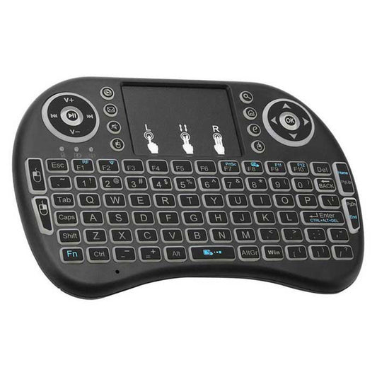 Mini teclado control para TV y juegos inalámbrico recargable