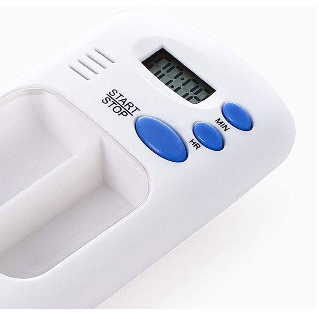 Pastillero con alarma para guardar y recordar medicinas