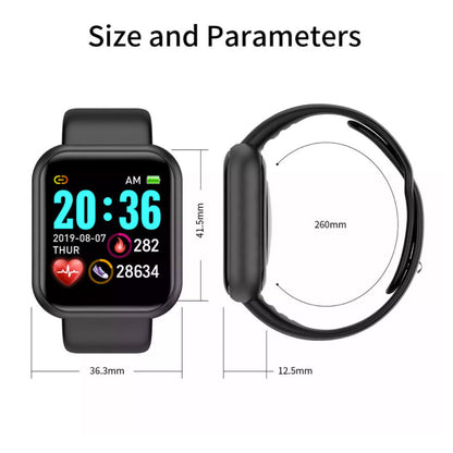 Smartwatch y68 reloj inteligente con bluetooth deporte y redes sociales